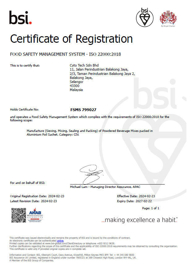 FSMS Certification
